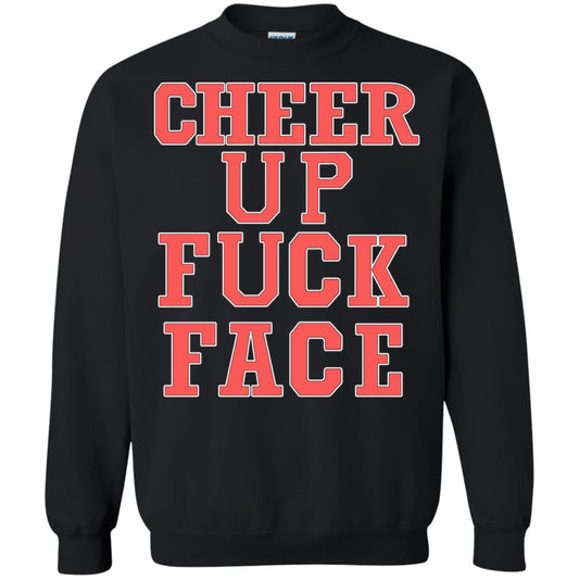 Cheer Up Face Shirt Black