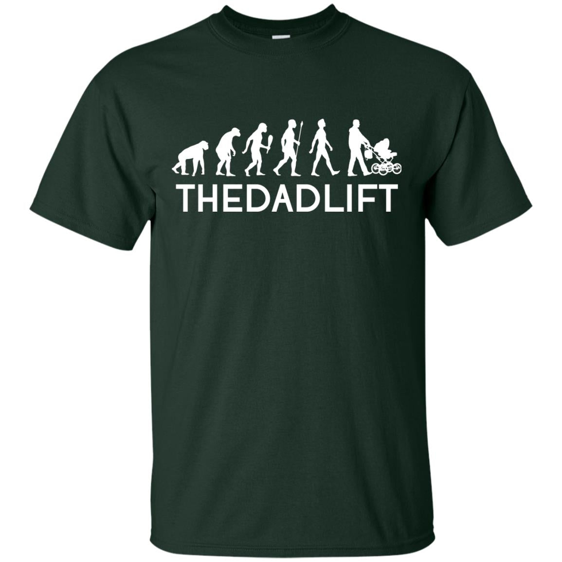 The Evolution Of Man T-shirt The Dad Lift Forest