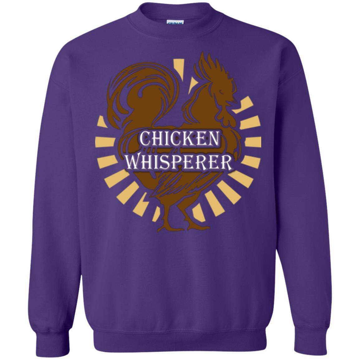 Farmer T-shirt Chicken Whisperer Purple