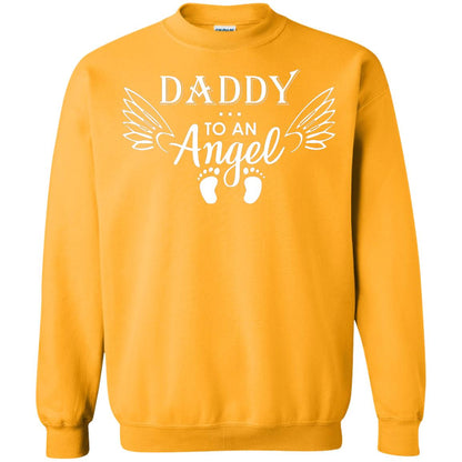 Daddy To An Angle Daddy In Heaven Shirt Gold