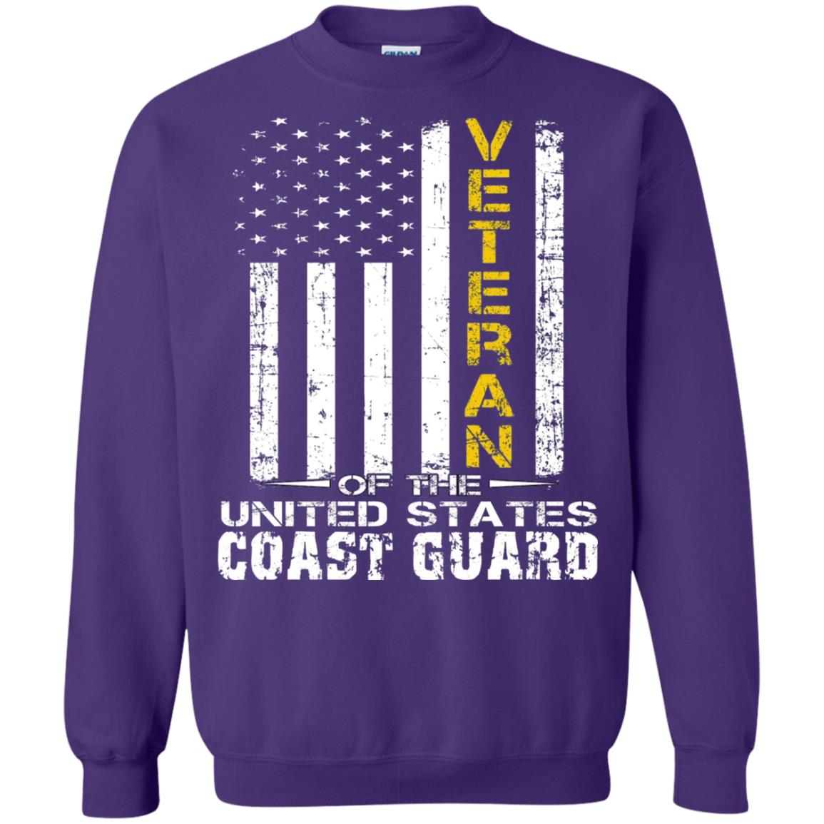 Veteran Of The United States Us Coast Guard Shirt Purple