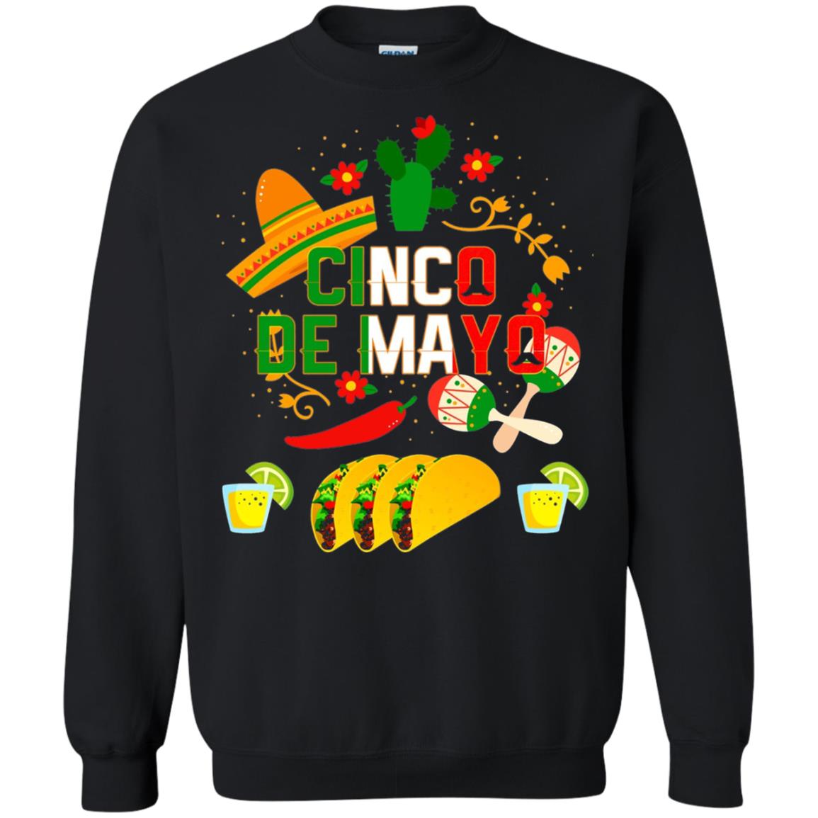 Fiesta Cinco De Mayo T-shirt Cinco De Mayo Black