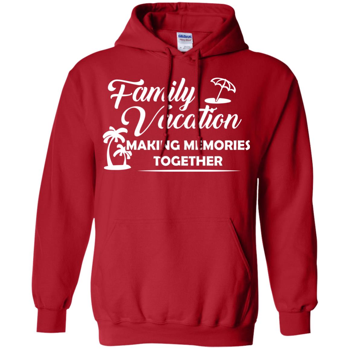 Family Vacation Making Memories Together Red
