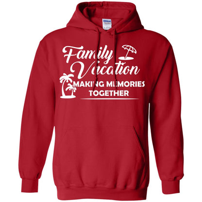 Family Vacation Making Memories Together Red