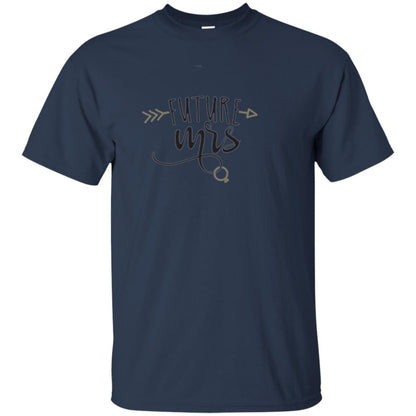 Bachelorette T-shirt Future Mrs Navy