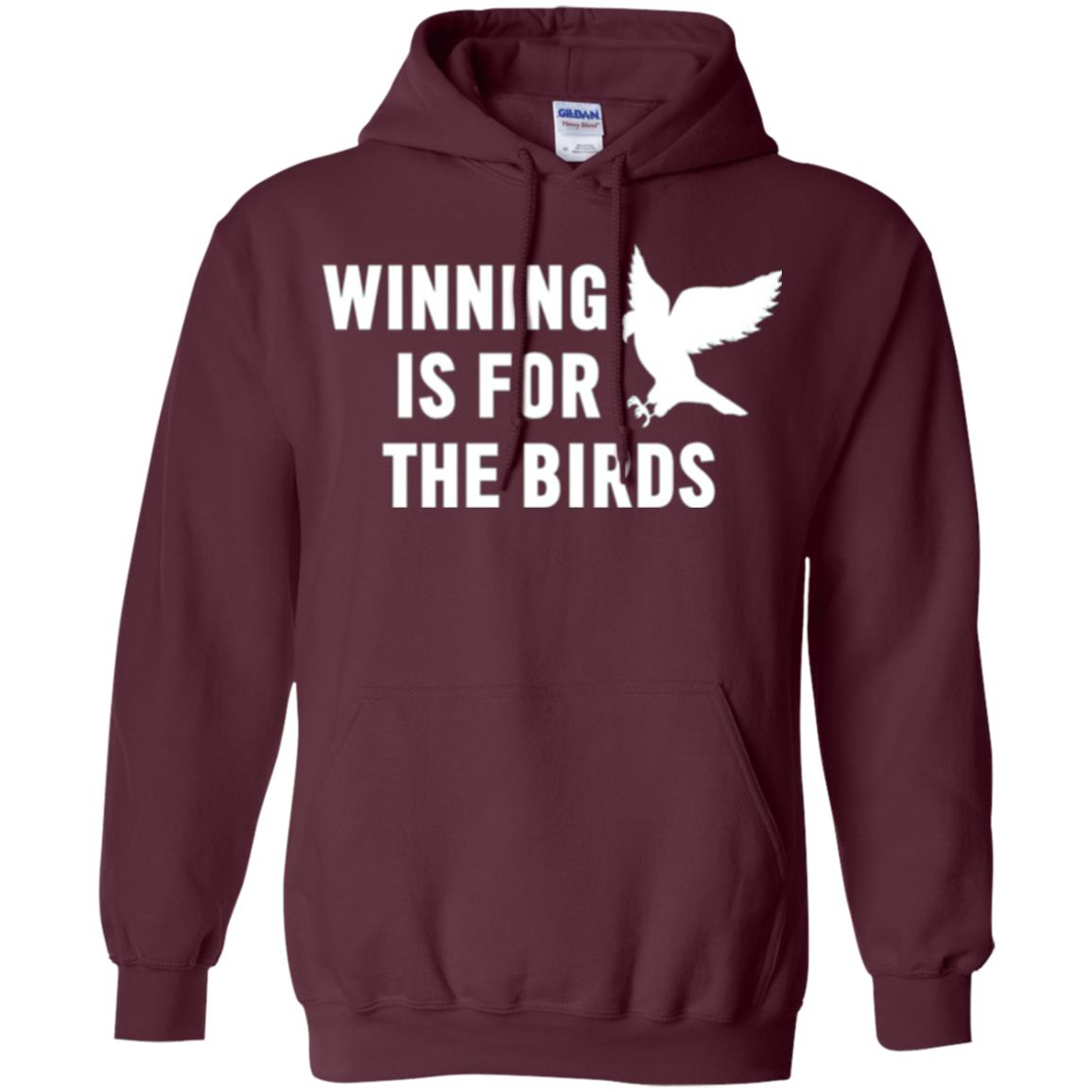 Winning Is For The Birds Eagle Mascot T-shirt Maroon