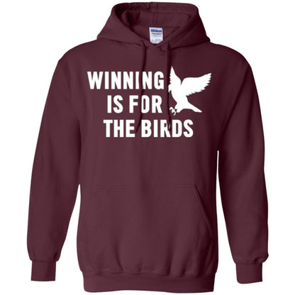Winning Is For The Birds Eagle Mascot T-shirt Maroon