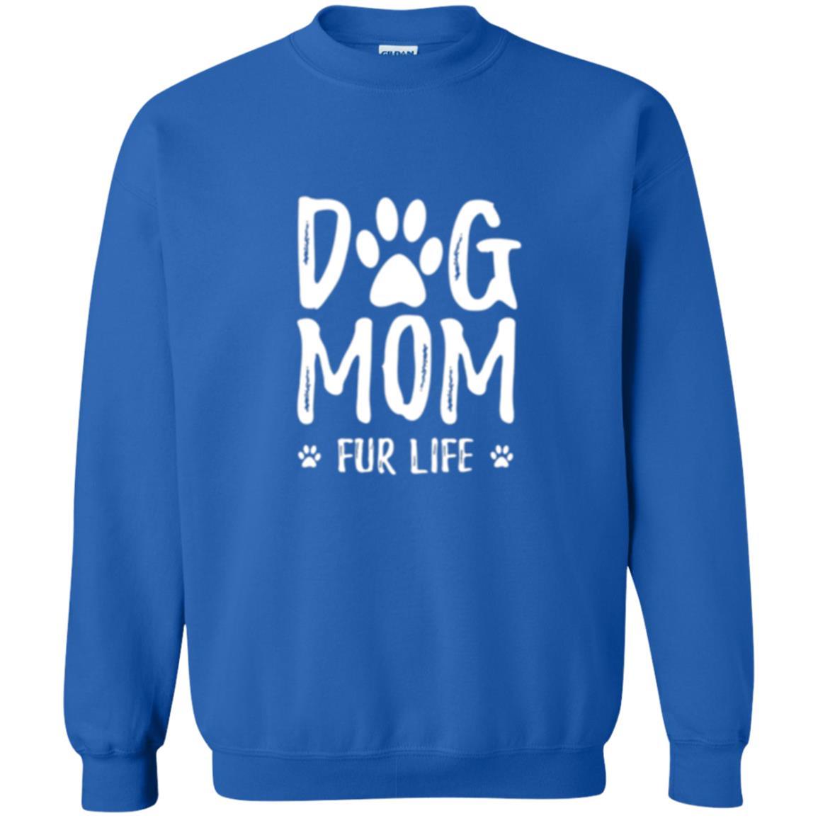 Dog Lover T-shirt Dog Mom Fur Life T-shirt Royal