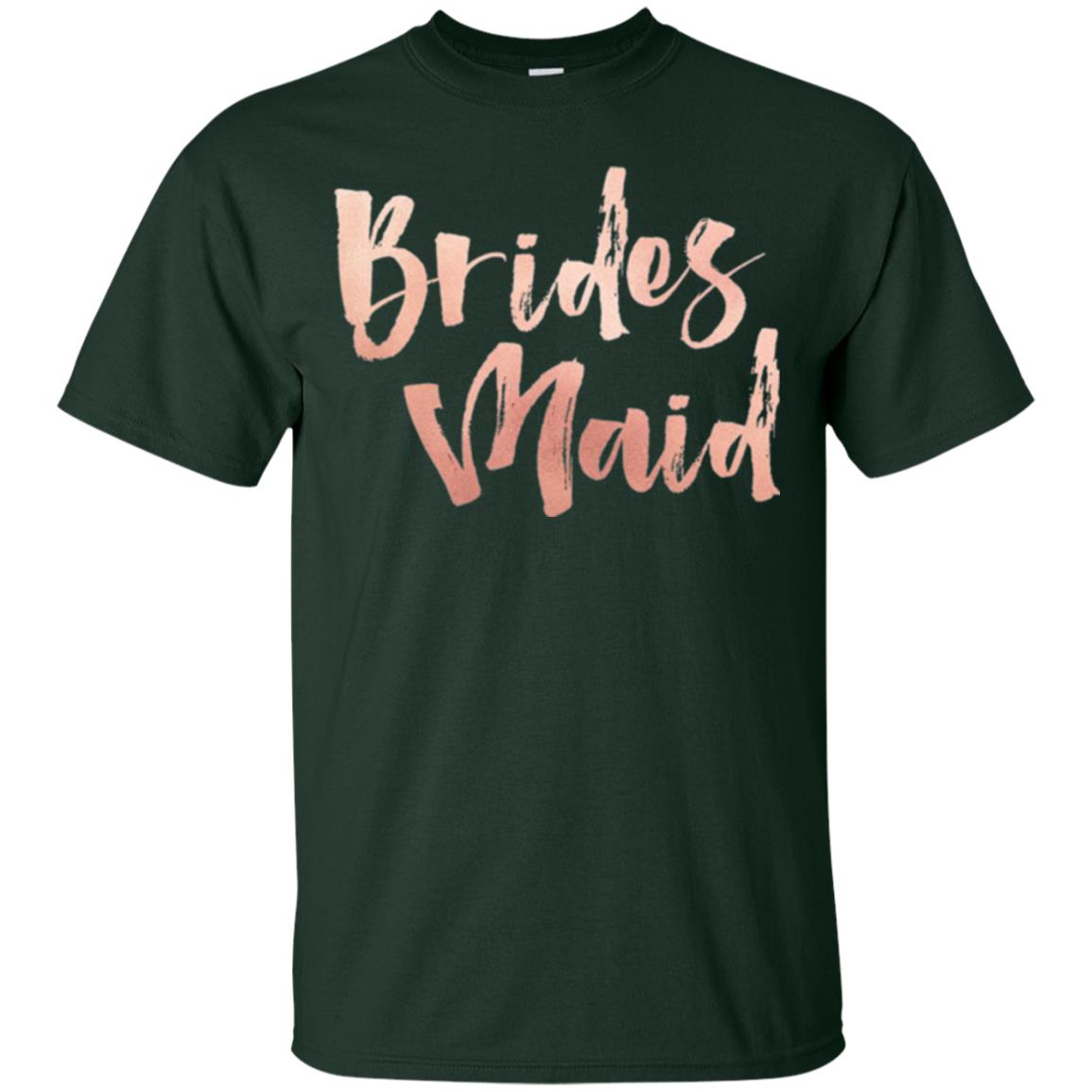 Bridal Shower Wedding Party Bridesmaid T-shirt Forest Green