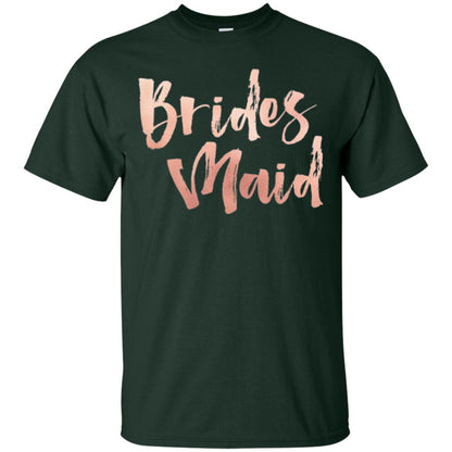 Bridal Shower Wedding Party Bridesmaid T-shirt Forest Green
