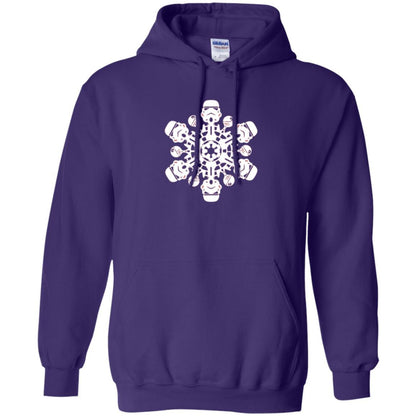 Film T-shirt Star Wars Stormtrooper Christmas Snowflake Graphic Purple