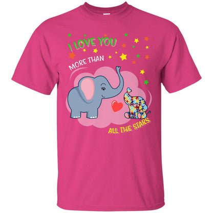 I Love You More Than All The Stars Autism Awareness Shirt Heliconia