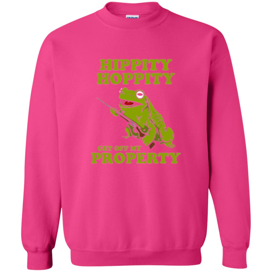 Frog Lover T-shirt Hippity Hoppity Get Off My Property Heliconia
