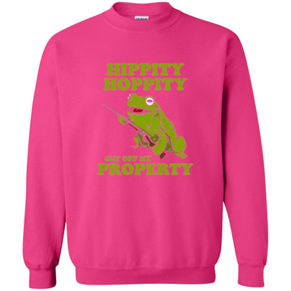 Frog Lover T-shirt Hippity Hoppity Get Off My Property Heliconia