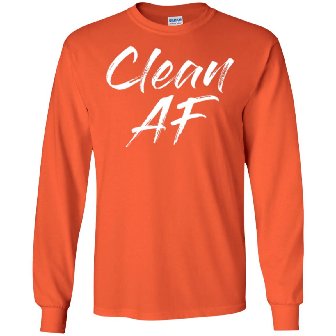 Clean Af T-shirt Orange