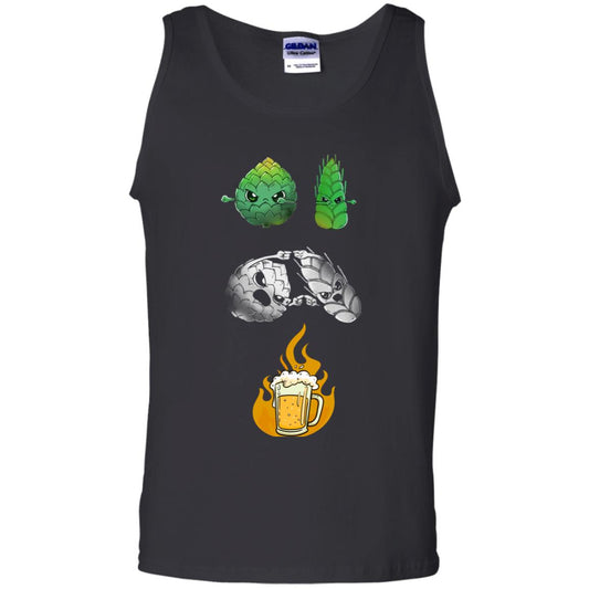 Beer Lover T-shirt Beer Fusion Flags Black
