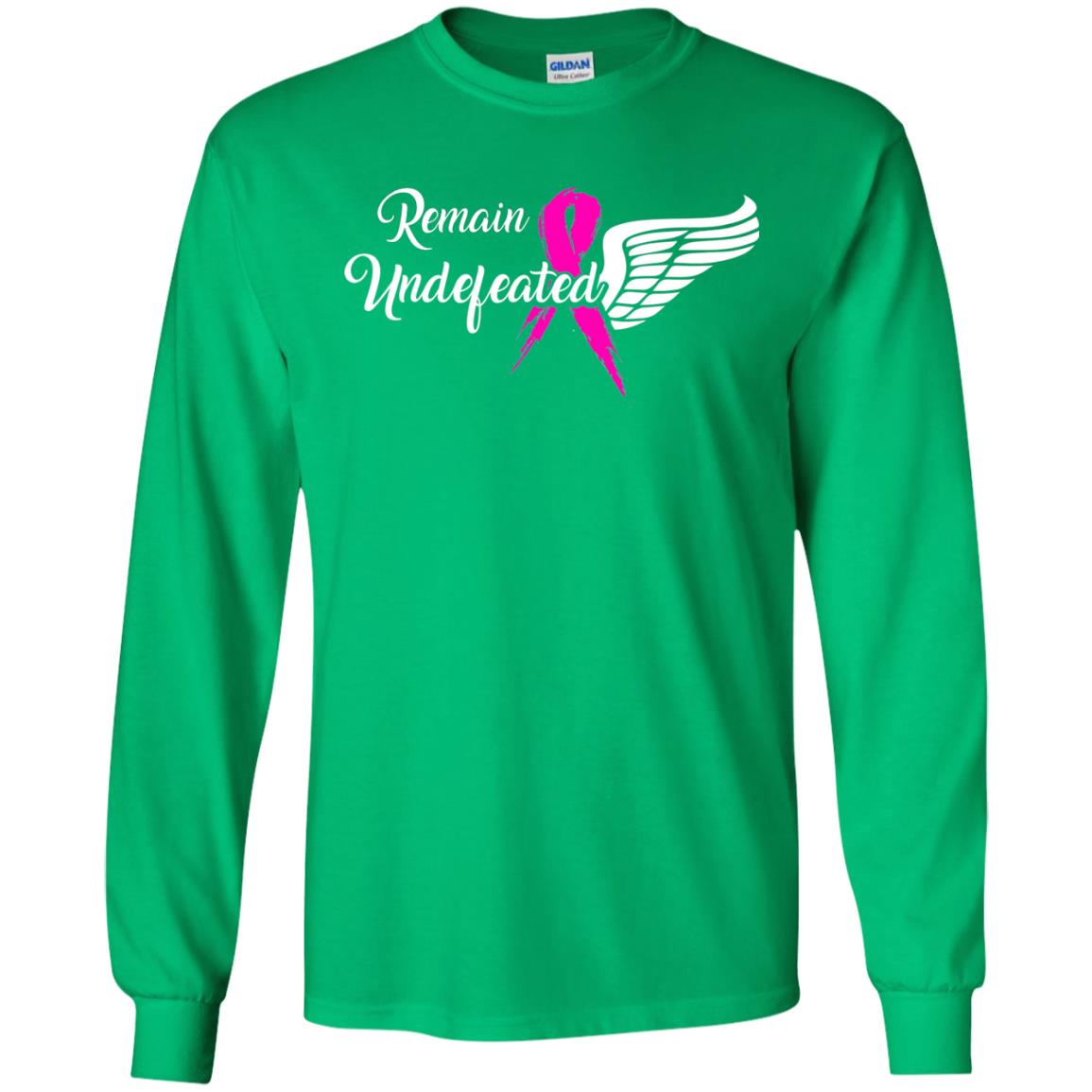 Breast Cancer T-shirt Remain Undefeated Irish Green