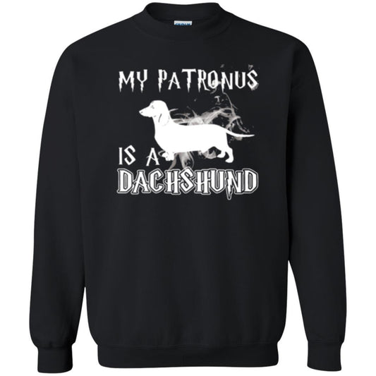Dachshund Lover T-shirt My Patronus Is A Dachshund Black