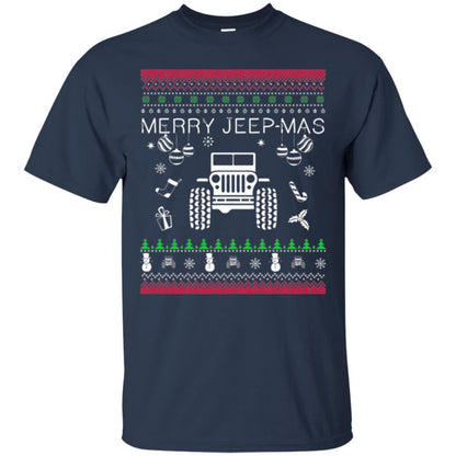 Christmas T-shirt Mery Jeep-mas Jeep Ugly