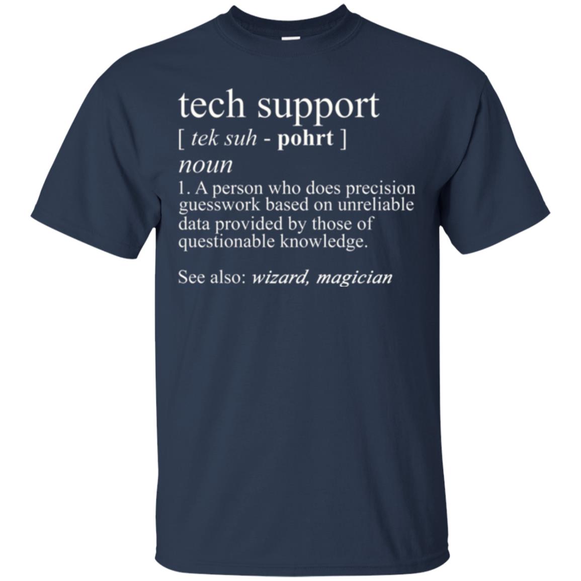 Tech Support T-shirt Navy