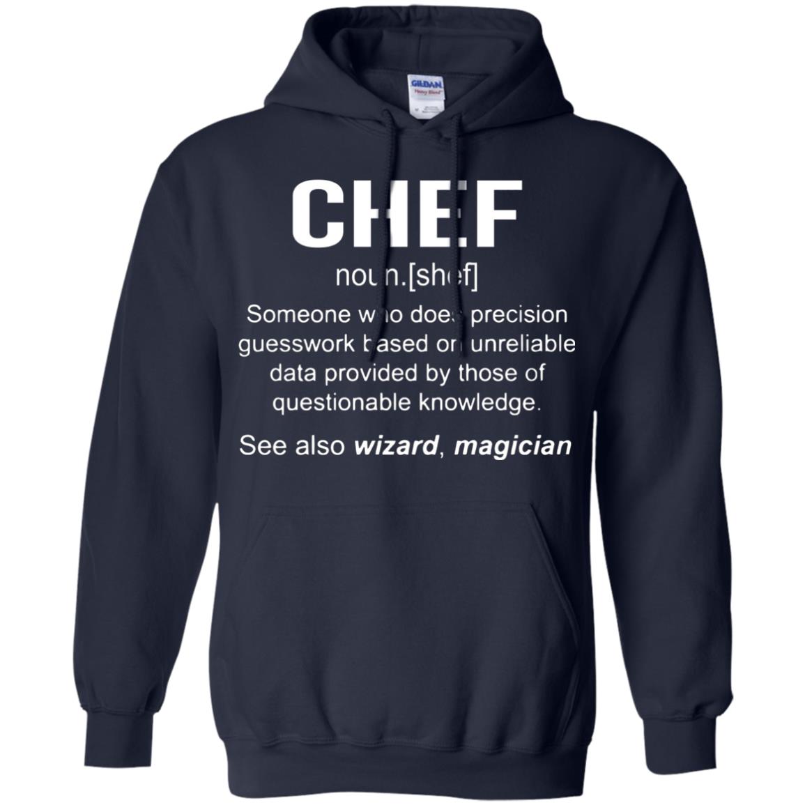 Funny Chef Meaning Shirt Chef Noun Definition Navy