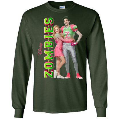 Zombies Cheer Football Lover T-shirt Forest Green