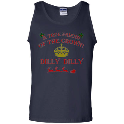 Christmas T-shirt True Friend Of The Crown Dilly Dilly Navy