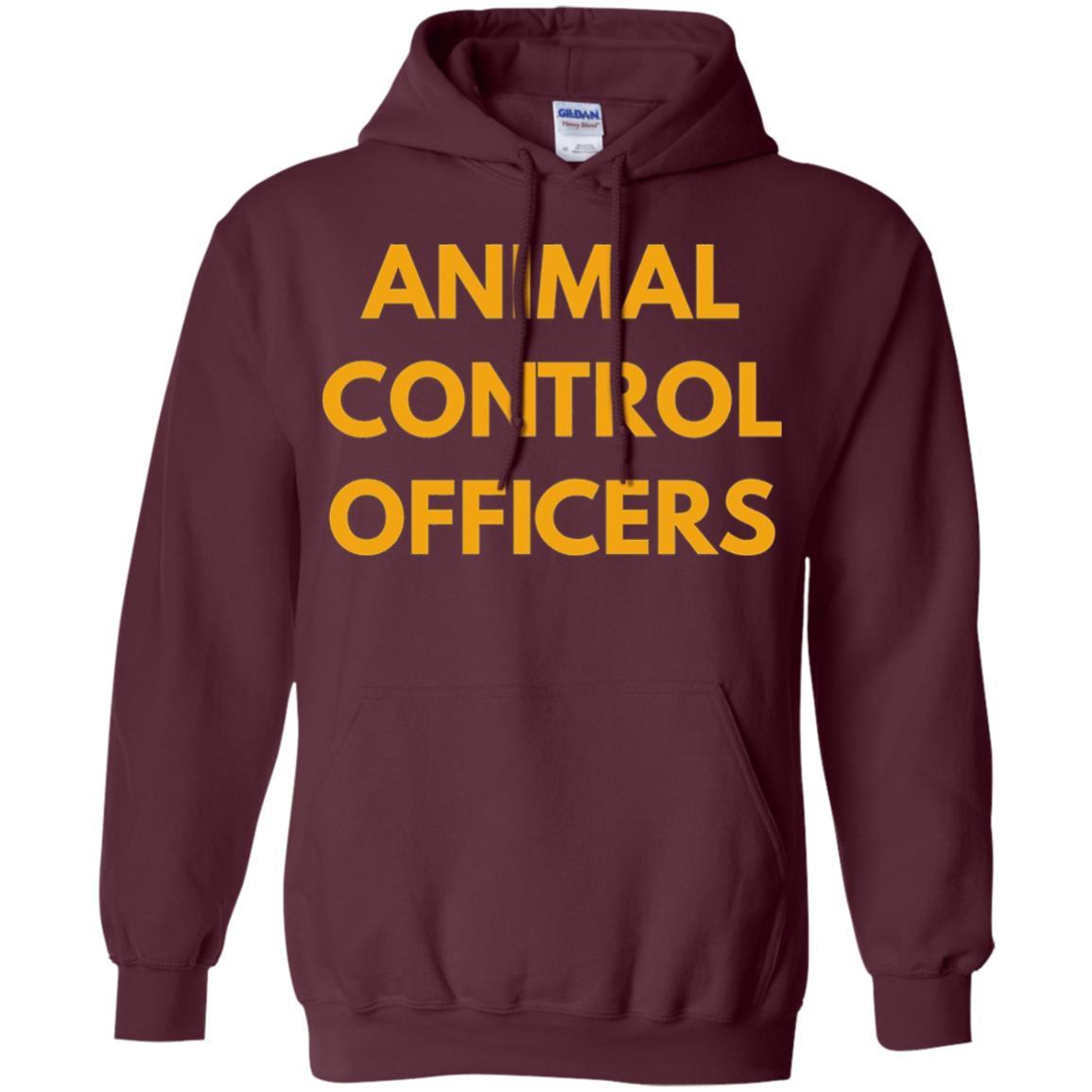 Animals Shelter T-shirt Animal Control Officers Maroon