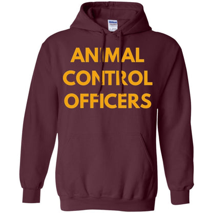 Animals Shelter T-shirt Animal Control Officers Maroon