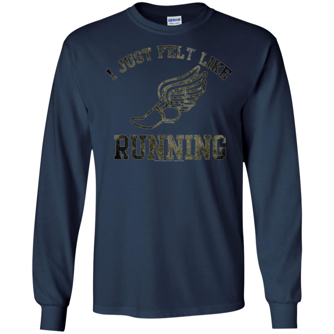 Movie T-shirt I Just Felt Like Running Navy