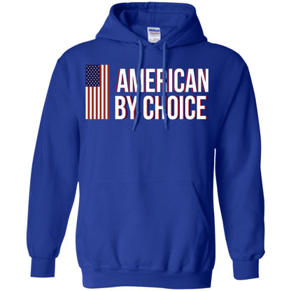 Flag Of American By Choice T-shirt Royal