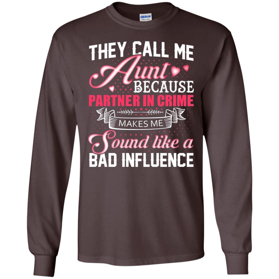 Aunt T-shirt They Call Me Aunt Dark Chocolate