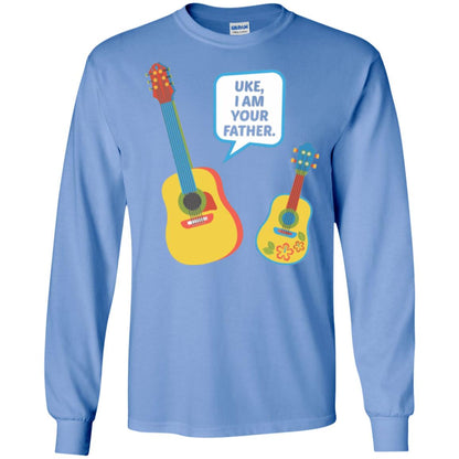 Ukulele Lovers T-shirt Uke I Am Your Father Carolina Blue