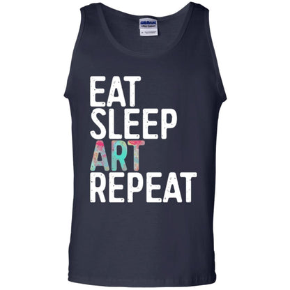 Artist T-shirt Eat Sleep Art Repeat Navy