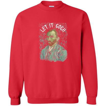 Artist T-shirt Vincent Van Let It Gogh Red