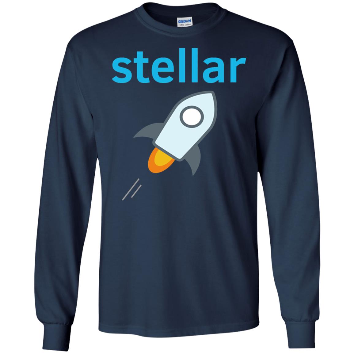 Hodl Stellar Lumens Xlm Crypto Investing T-shirt Navy