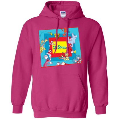 Dr. Seuss Character National Wear Red Day T-shirt Heliconia