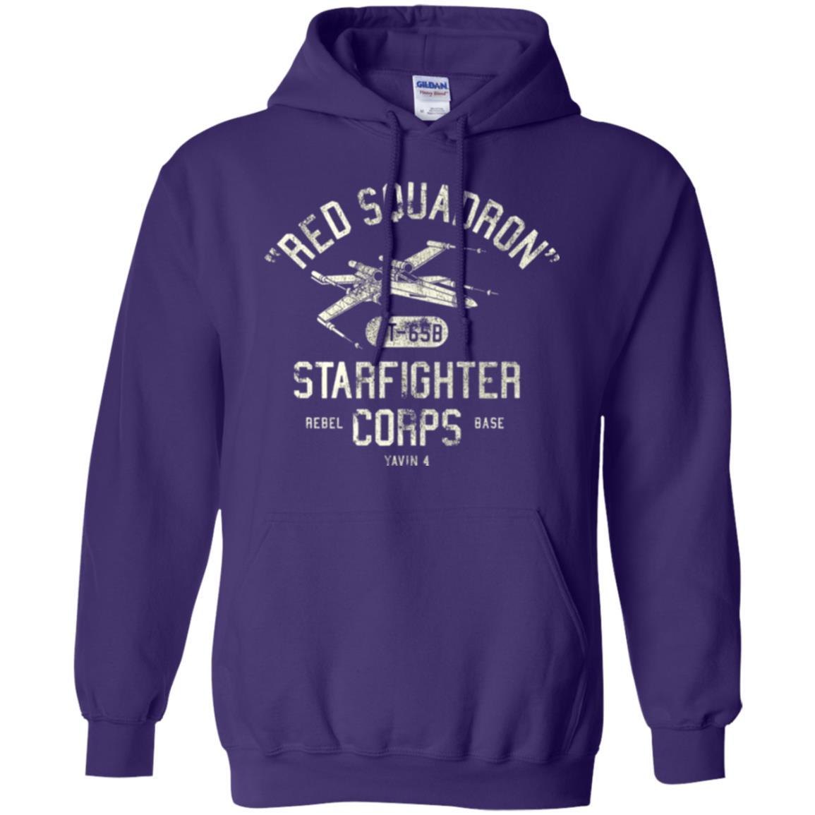 Movie T-shirt Red Squadron Starfighter Rebel Corps Base Purple