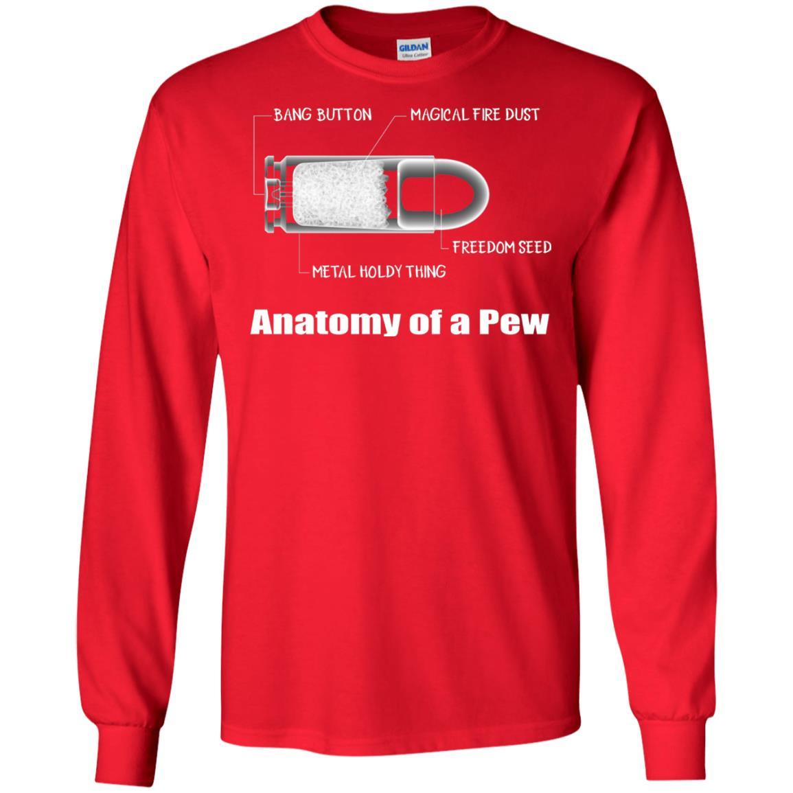 Bullet T-shirt The Anatomy Of A Pew Red
