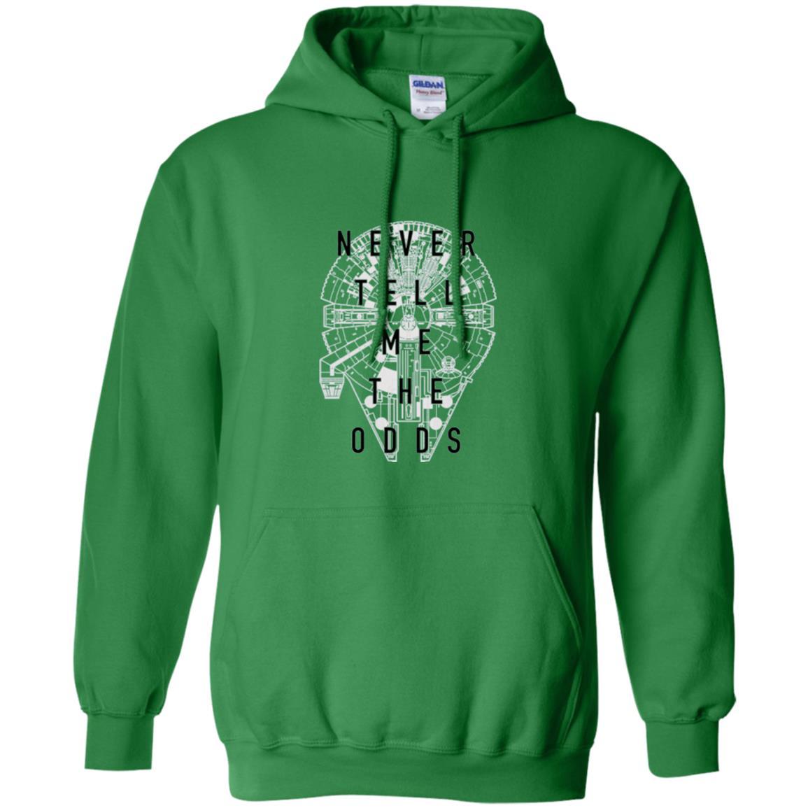 Film T-shirt Falcon Never Tell Me The Odds T-shirt Irish Green