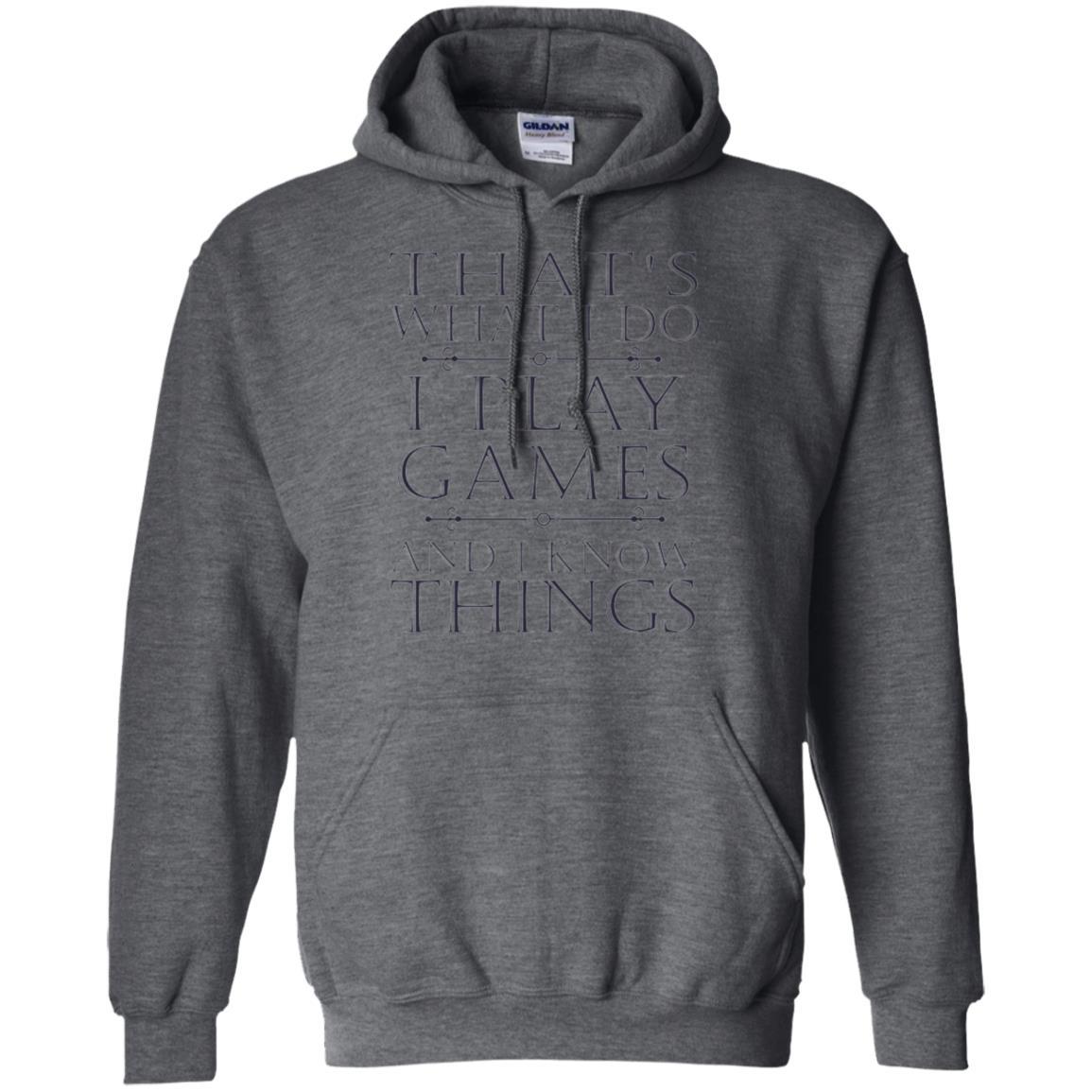 Gamer T-shirt That's What I Do I Play Games Dark Heather