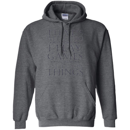 Gamer T-shirt That's What I Do I Play Games Dark Heather