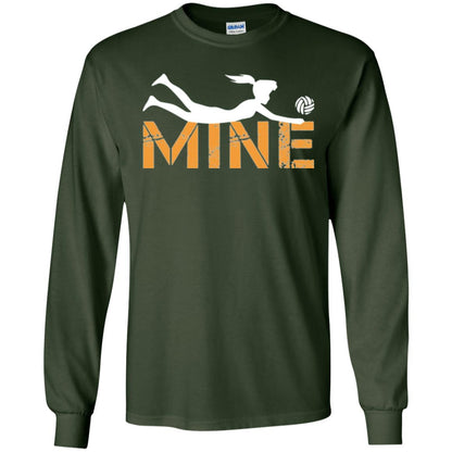 Volleybal Lovers T-shirt Mine Ball Forest Green