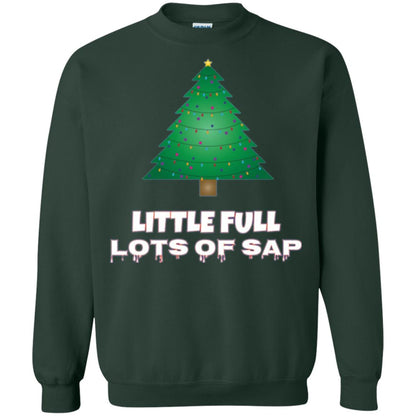 Christmas T-shirt Little Full Lots Of Sap Forest Green
