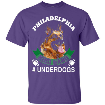 Football Lover T-shirt Philadelphia Bird Gang Underdogs 2018 Purple