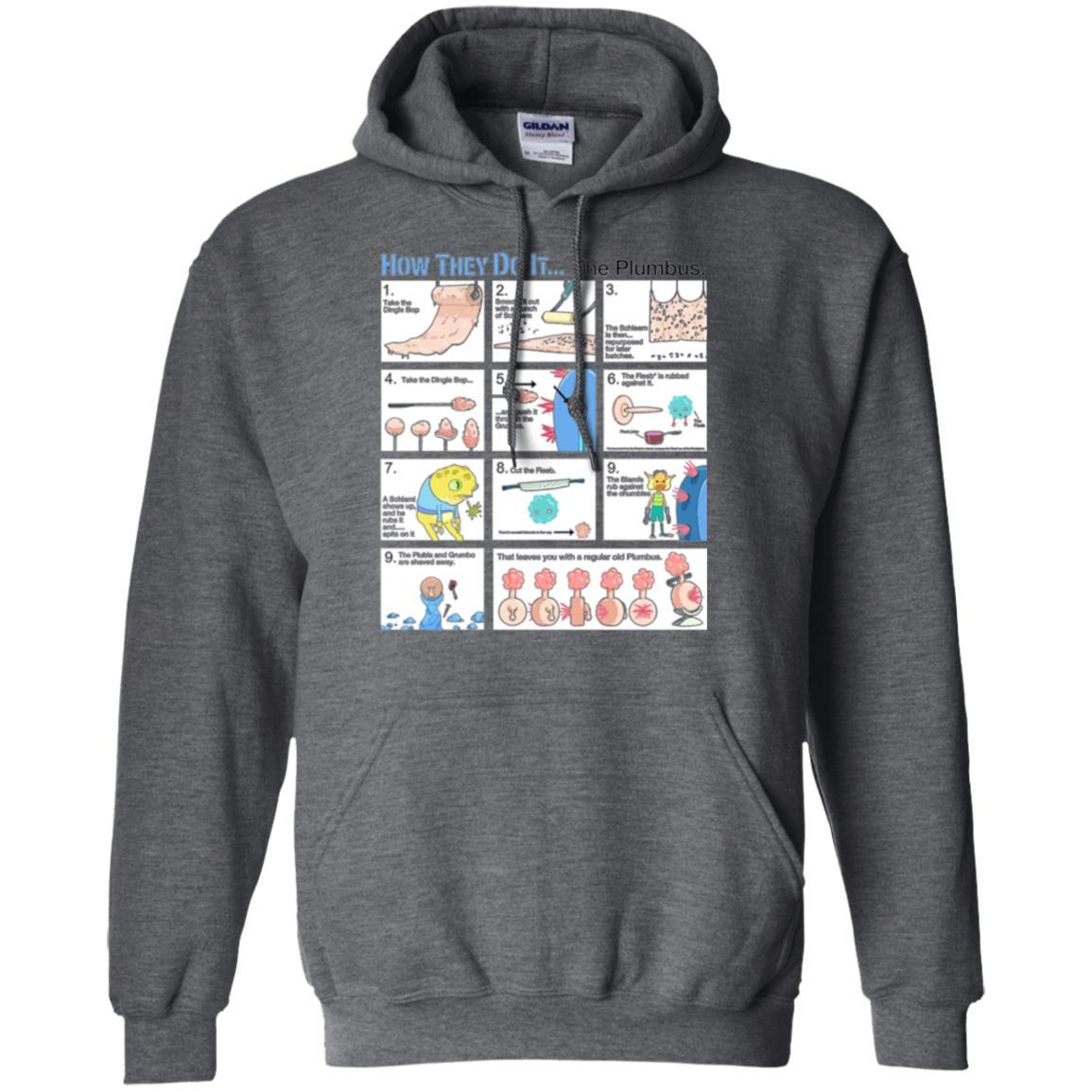 Film T-shirt How They Do Itthe Plumbus Dark Heather