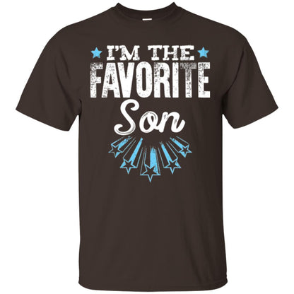 I'm The Favorite Son Family T-shirt Dark Chocolate