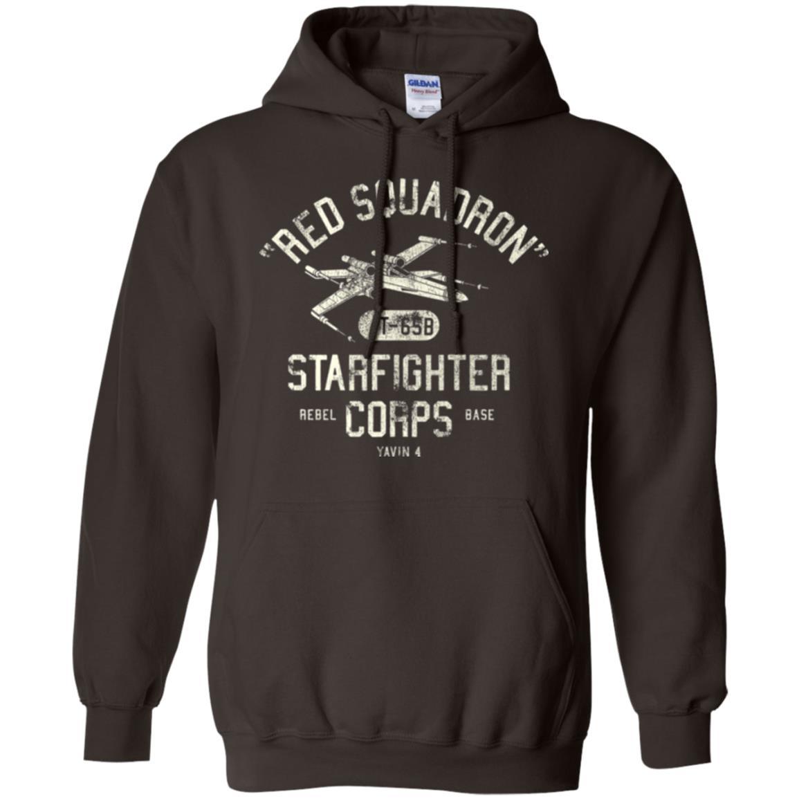 Movie T-shirt Red Squadron Starfighter Rebel Corps Base Dark Chocolate