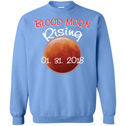 Blood Moon T-shirt Rising 01.31.2018 Carolina Blue