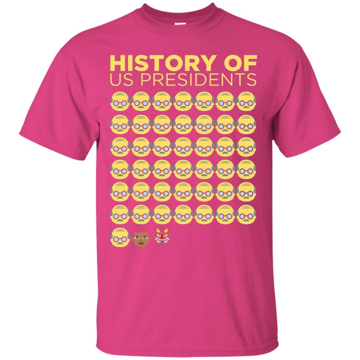Anti Trump T-shirt History Of Us Presidents Heliconia